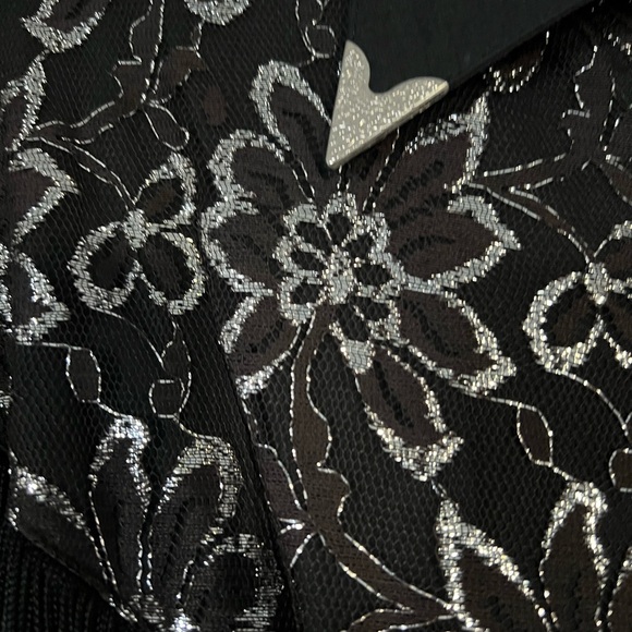 Lilia Smitty Black & Silver Fringe Western Dress - Picture 2 of 5